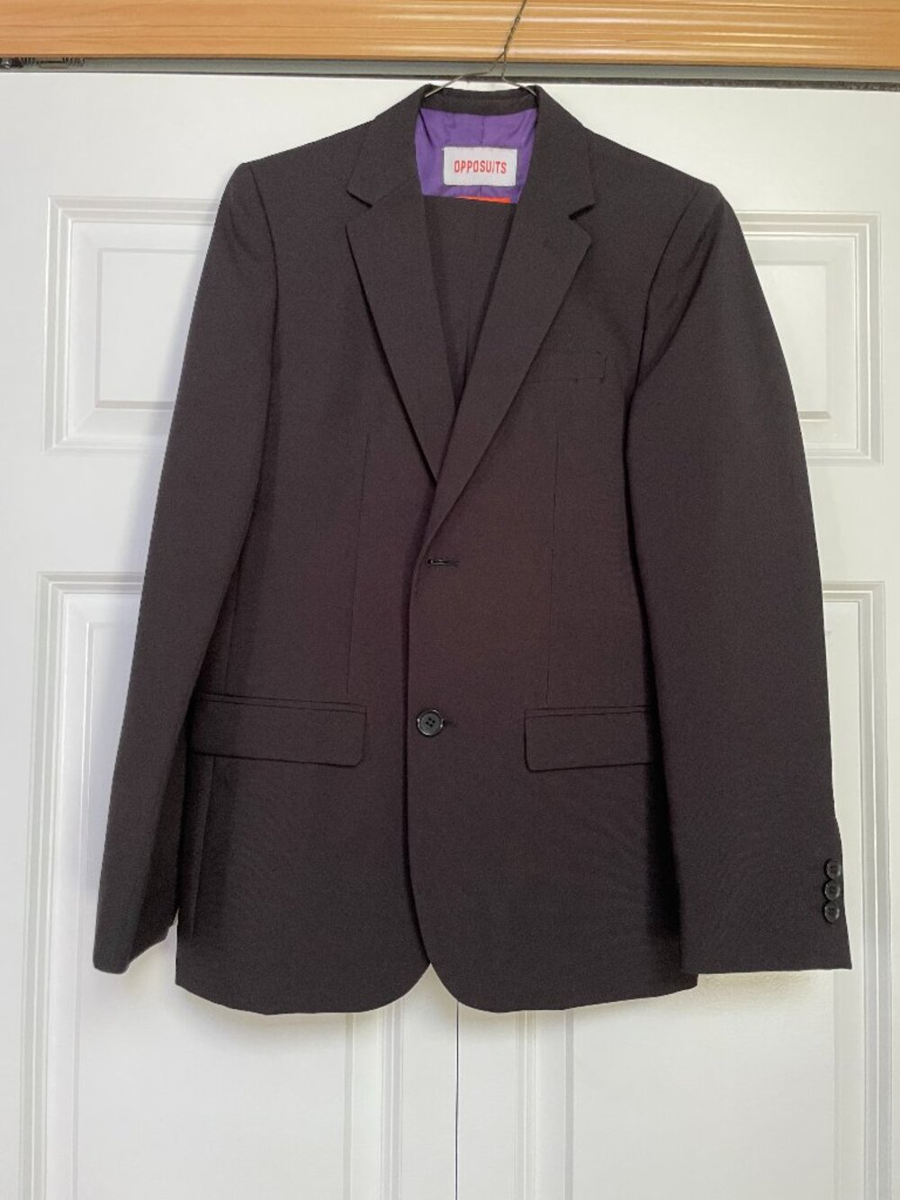 NWOT Boys OppoSuits size 16 black suit